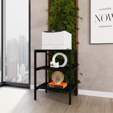 Imagem de Armário Multiuso Slim com Design Compacto e Funcional, Ideal para Pequenos Espaços Organize Lavanderia, Cozinha ou Quarto com Praticidade, Estilo e Excelente Aproveitamento Vertical (Preto/Preto)