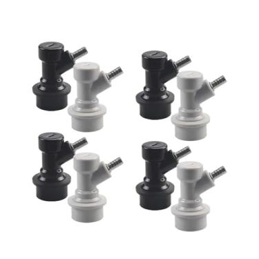 Imagem de Fabricação caseira de cerveja Ball lock keg fitting Ball Lock Disconnect Barb Corny keg connector Quick Disconnects Sets for Home Brewing Acessórios para vinho