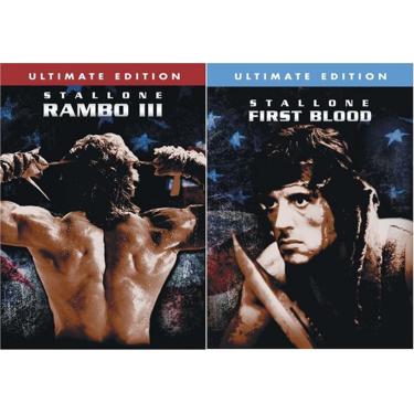 Imagem de Sylvester Stallone is Rambo! Ultimate Edition Bundle - First Blood (Ultimate Edition) & Rambo III (Ultimate Edition) 2-DVD Bundle