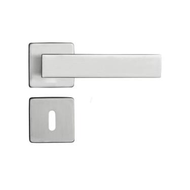 Imagem de Fechadura Pado Zamac Quadra Interna 40mm, Cromo acetinado