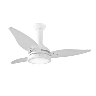 Imagem de VENTILADOR DE TETO ARISTOCRATA LED 220V BRANCO LORENSID COM PÁS BRANCA MDF