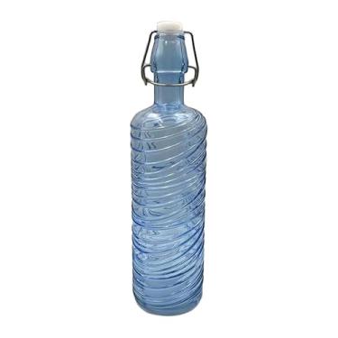 Imagem de Garrafa de vidro Anna azul 700 ml