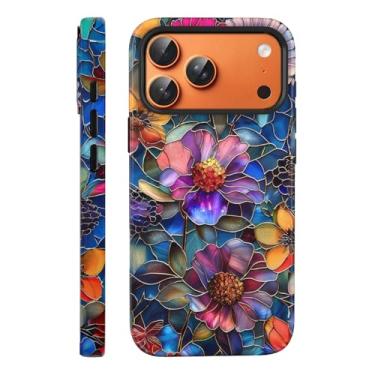 Imagem de VSANT Capa compatível com iPhone 17 Pro Max de 6,9 polegadas, capa de telefone com padrões de colagem de arte europeia, à prova d'água e resistente ao desbotamento, capa de proteção militar à prova de