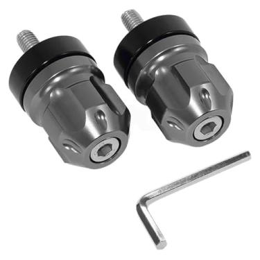 Imagem de Barra End Weights Motocicleta Guidão Sliders Plug Longo Compatível com Z900 2017-(Titânio)