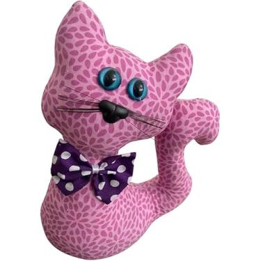 Imagem de Peso de Porta com Areia Gato - Não Deixa a Porta Bater - Pesinho Artesanal Gatinho Decoração Um Charme! - PANAMI