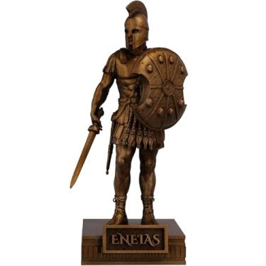 Imagem de Estátua Eneias - Herói Troiano (Cor Cobre Antigo)