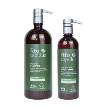 Imagem de Shampoo 1L e Condicionador 240g Fito Capillus Eucalyptus - Grandha