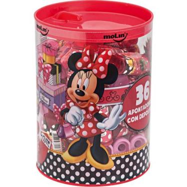 Imagem de Apontador com Deposito Decor. Minnie 1 Furo Sortidos - Molin