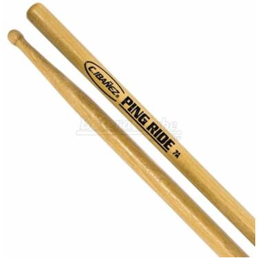 Imagem de Baqueta C. Ibañez Premium Series Ping Ride 7A com Ponta de Bola em Marfim Classificação por Timbre