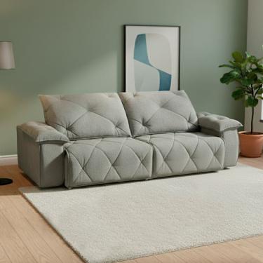 Imagem de Sofá 3 Lugares 2,30m Retrátil e Reclinável Texas - COLISEU