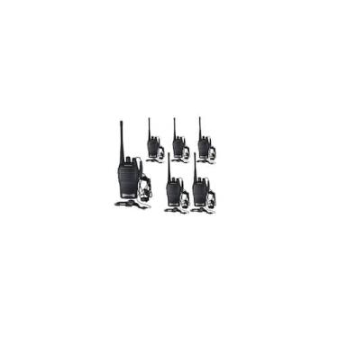 Imagem de Pacote x6 do transmissor de rádio Walkie Talkie Baofeng BF-888s - Ligh
