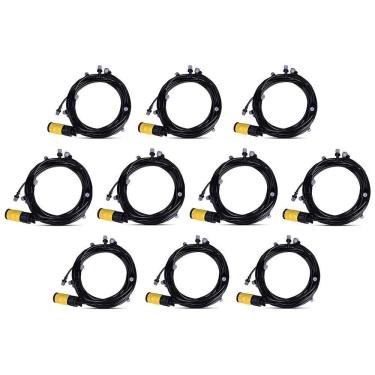 Imagem de Mangueira Climatizadora Kit 10 Uni Kit Sistema Irrigacao Portatil 10 Metros Jardim Quintal