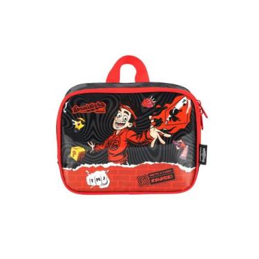Imagem de Lancheira Enaldinho Térmica Infantil Meninos Passeio 2 em 1, Preto