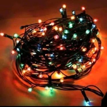 Imagem de Pisca Pisca Cordão De 100 LEDs Colorido 10 Metros 127v Decoração Para 