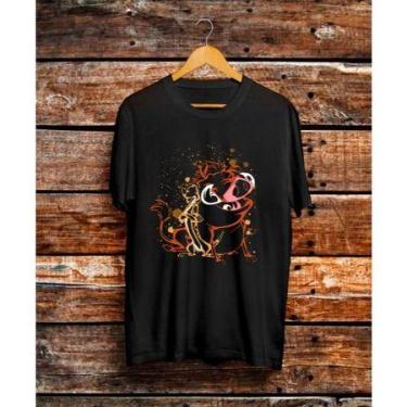 Imagem de Camiseta Adulto Rei Leao Unissex 100% Algodão - loja dinka, g, Preto