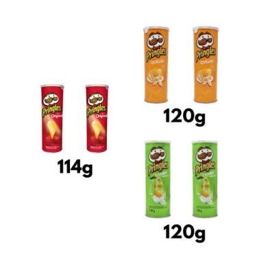 Imagem de Pringles Batata Kit c/ 6 un. - Kellogg, 2un. Sabor Original 114g, 2un.