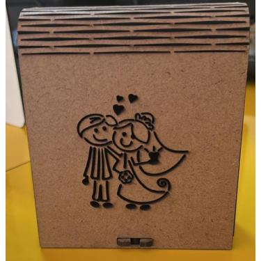 Imagem de Caixa porta  lenço para casamento - N/I