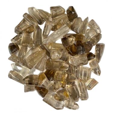 Imagem de Ponta de Pedra Cristal Quartzo Fumê 2 a 3 cm Polida 200 gramas