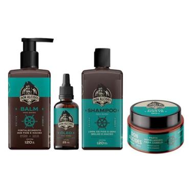 Imagem de Kit para Barba e Cabelo Calico Jack Don Alcides - Pasta Matte + Balm +