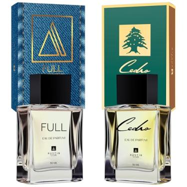 Imagem de Perfume Masculino Árabe Kit: Full E Cedro Eau De Parfum Amadeirado Austin Club Longa Duração