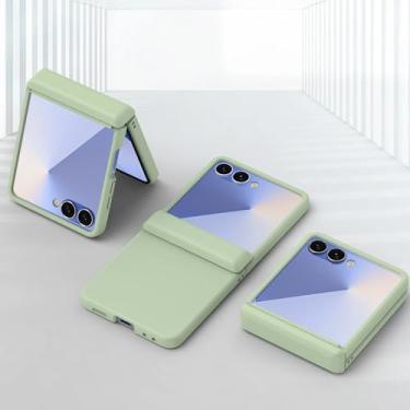 Imagem de Capa protetora para Galaxy Z Flip6 com dobradiça (para Galaxy Z Flip6/verde)