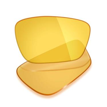 Imagem de Mryok Lentes de reposição UV400 para óculos Oakley Crosslink Sweep OX8031 55 mm, HD Polarized, proteção UV, resistente a impactos e ajuste perfeito - Amarelo HD