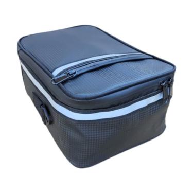 Imagem de simhoa Suporte para bicicleta, bolsa traseira, assento traseiro para mountain bike, suprimentos para ciclismo, alforje para porta-malas de bicicleta, 24.5 Cm X 16.5 Cm X