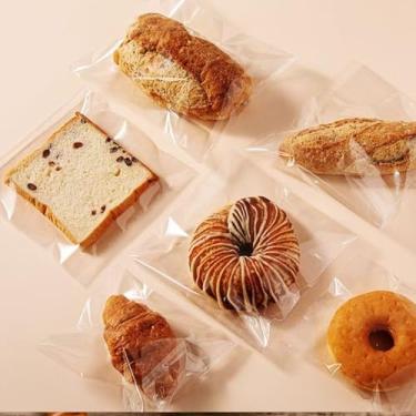 Imagem de Sacos plásticos autovedantes transparentes e multifuncionais para documentos alimentícios e itens pequenos, um grupo de 100 peças (14 x 14 cm)