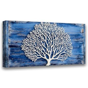 Imagem de SiGuTie Árvore da Vida Paisagem Tela Mural Quarto Decoração de Parede Sala de Estar Mural Abstrato Escritório Cozinha Pintura Arte Moderna Branco Tronco de Árvore Imagem Impressão de Arte Impermeável