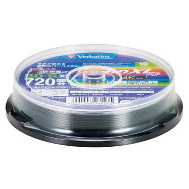 Imagem de Verbatim VBR520YP10SV2 Verbatim Disco Blu-ray de gravação única BD-R XL 100 GB 10 folhas branco impressora azul, 3 camadas em um lado, velocidade 2-4x