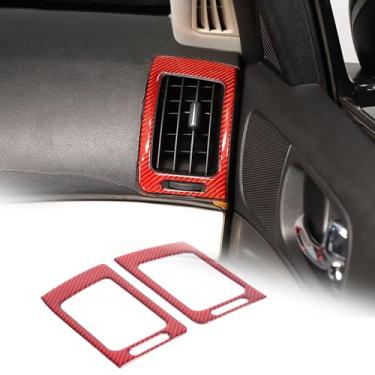 Imagem de Compatível com Infiniti G35 2007 2008 / Infiniti G25 2011 2012 / Infiniti G37 2009-2013 Moldura de saída de ar lateral central