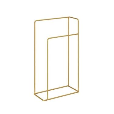 Imagem de porta-toalhas Toalheiro de banheiro chão, rack armazenamento, toalheiro, roupas(Gold,Pequeno)