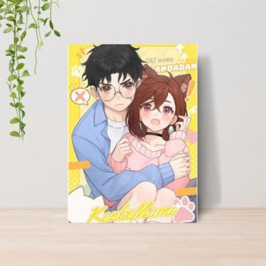 Imagem de Quadro Dan da Dan Anime A4  Placa MDF 17 - Lomi Art