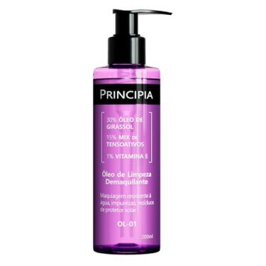 Imagem de PRINCIPIA, Óleo de Limpeza Demaquilante Facial 30% Óleo de Girassol + 1% Vitamina E OL-01 200 ml