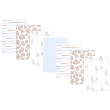 Imagem de Hudson Baby Panos de flanela de algodão unissex para bebês, tamanho único, Modern Safari Friends, tamanho nico