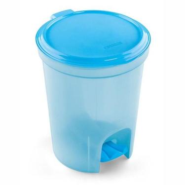Imagem de Lixeira 6,6L Infantil com Pedal Azul SR274/4 Sanremo