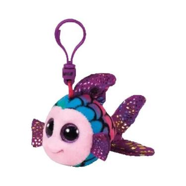 Imagem de Ty Beanie Boos Goldfish Unicórnio Chaveiro de pelúcia Flamingo Fox Bon