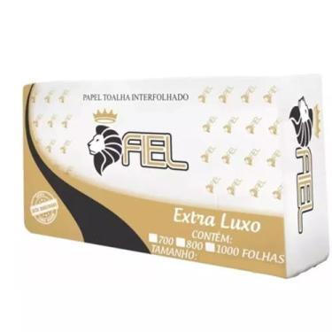 Imagem de Papel Toalha Interfolhado Extra Luxo 1000un 20x20