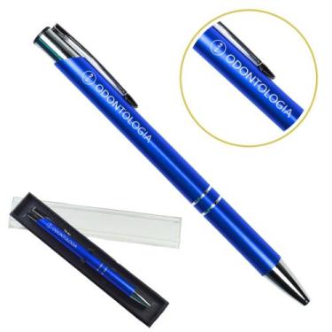 Imagem de Caneta Personalizada Cursos Metal Profissional Coloridas Odontologia -