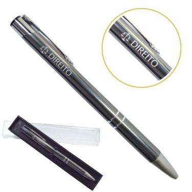 Imagem de Caneta Personalizada Cursos Metal Profissional Coloridas Direito - out