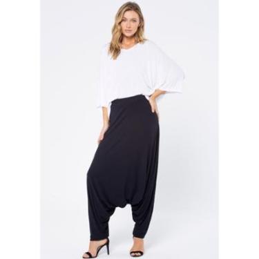 Imagem de Calça Saruel Malha Preto - P - Veste do 38 ao 40-Feminino