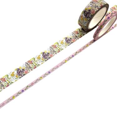 Imagem de (Wildflowers By Carol Shiber) - Paper House Washi Tape 2/Pkg