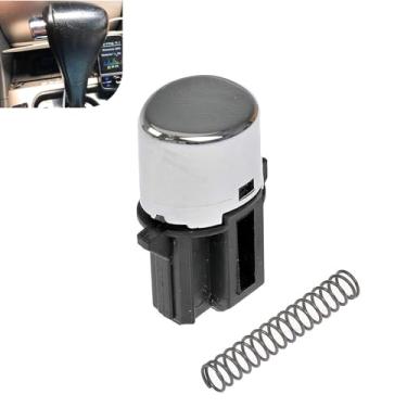 Imagem de Dogary Botão de alavanca de engrenagem de carro, alavanca de câmbio com haste esférica, botão de pressão com mola de aço inoxidável, reparo de câmbio substitui OEM # 54132-SDA-A81, compatível com