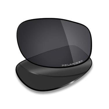 Imagem de Mryok Lentes de reposição polarizadas Plus para óculos de sol Maui Jim Longboard MJ222 61 mm, HD Polarized, proteção UV, resistente a impactos e ajuste perfeito - Stealth Black