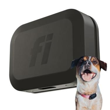 Imagem de Fi Novo mini rastreador GPS para cães, gatos, animais de estimação pequenos – coleira universal, leve, cercas virtuais, alertas de fuga, rastreamento de passos e saúde, à prova d'água – Assinatura de