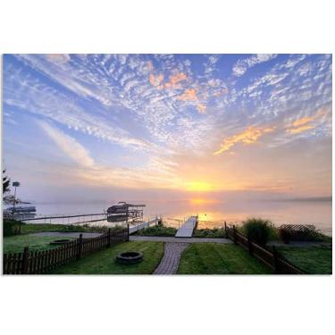 Imagem de 1000 Piece Jigsaw Puzzles for Adults by BHKS, Lake Oneida Morning Sunrise Jigsaw Puzzles 1000 Pieces, Home Decoration Puzzle for Family Game Night, Educational Toys Gift, 29.5 x 19.7 inch