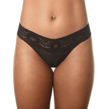 Imagem de Calcinhas Demillus Fio Dental Renda Feminino 016198 Cor:PretoTamanho:A