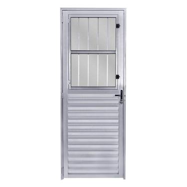 Imagem de Porta Postigo Esquerda Vidro Mini Boreal 210x80cm Ecosul Esquadrisul