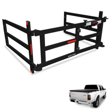 Imagem de Extensor de Caçamba L200 Sport Outdoor 2004 A 2007 Dobravel EDD Preto