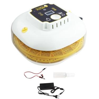 Imagem de Fenteer 22 Incubadora de ovo Incubadora digital Máquina de tração de ovos inteligente, controle de temperatura e umidade para frango, Controle de Potência Dupla